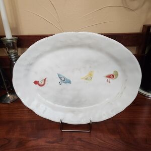 Matceramica "Little Birds" Platter for Pier 1